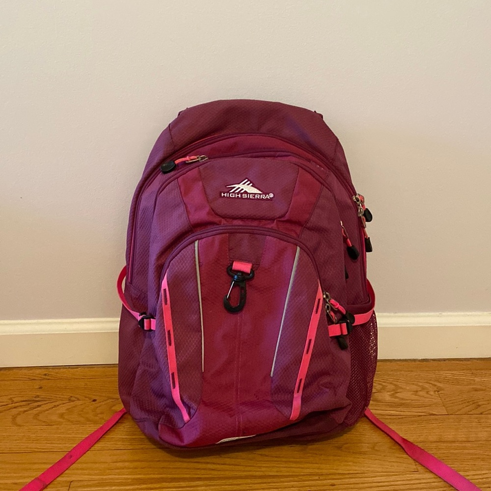 High Sierra Pink Packpack